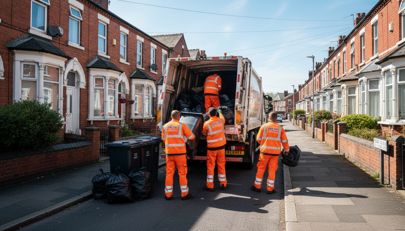 Professional Same Day Waste Removal team in Sparkhill loading waste into van