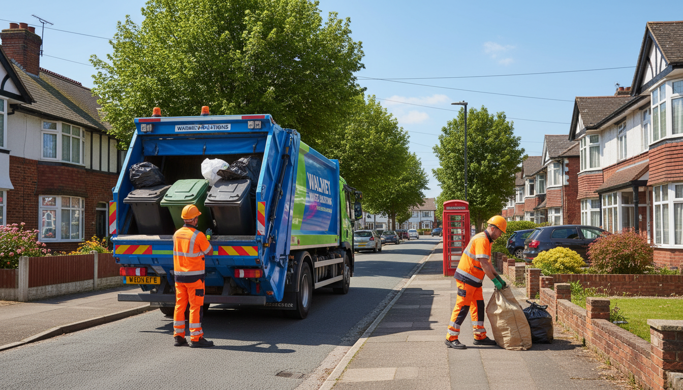 Professional Same Day Waste Removal team in Walmley loading waste into van
