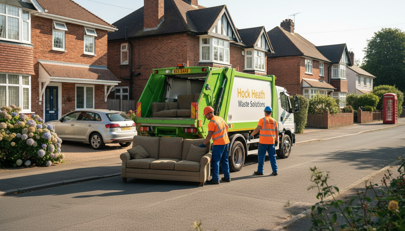 Professional Sofa Removal team in Hockley Heath loading waste into van