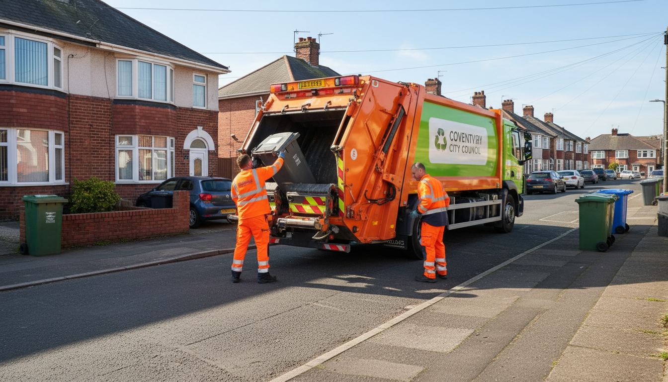 Professional Waste Removal team in Binley loading waste into van