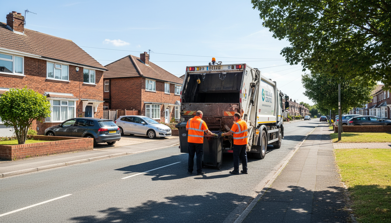 Professional Waste Removal team in Chelmsley Wood loading waste into van
