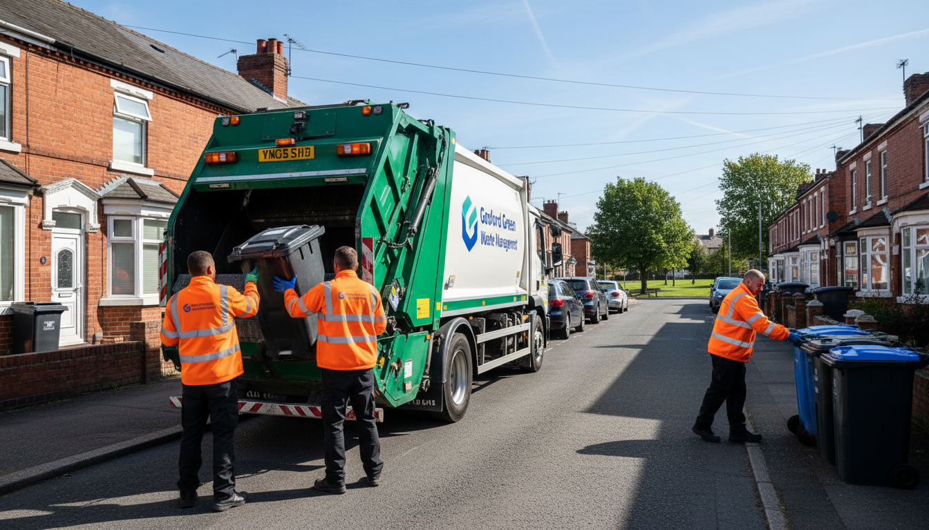 Professional Waste Removal team in Gosford Green loading waste into van