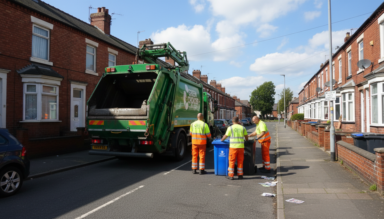 Professional Waste Removal team in Hillfields loading waste into van