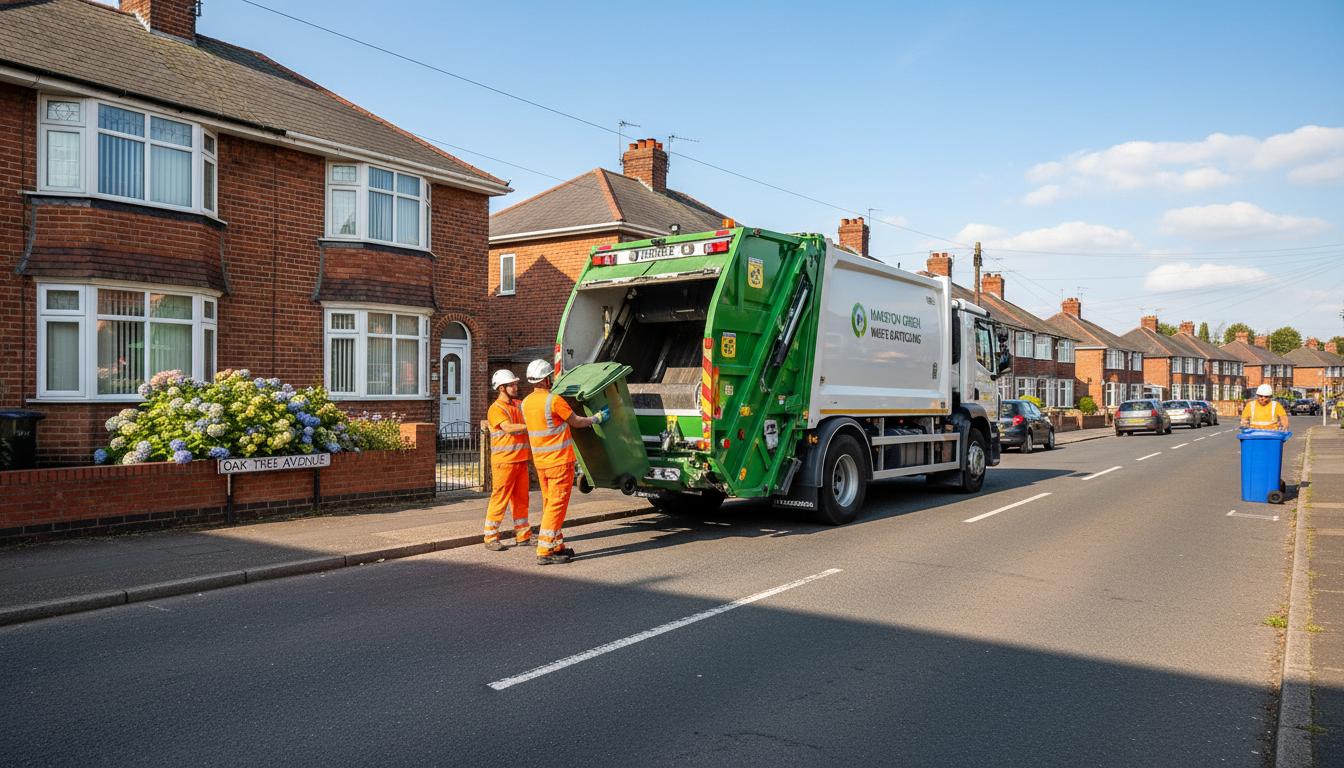 Professional Waste Removal team in Marston Green loading waste into van