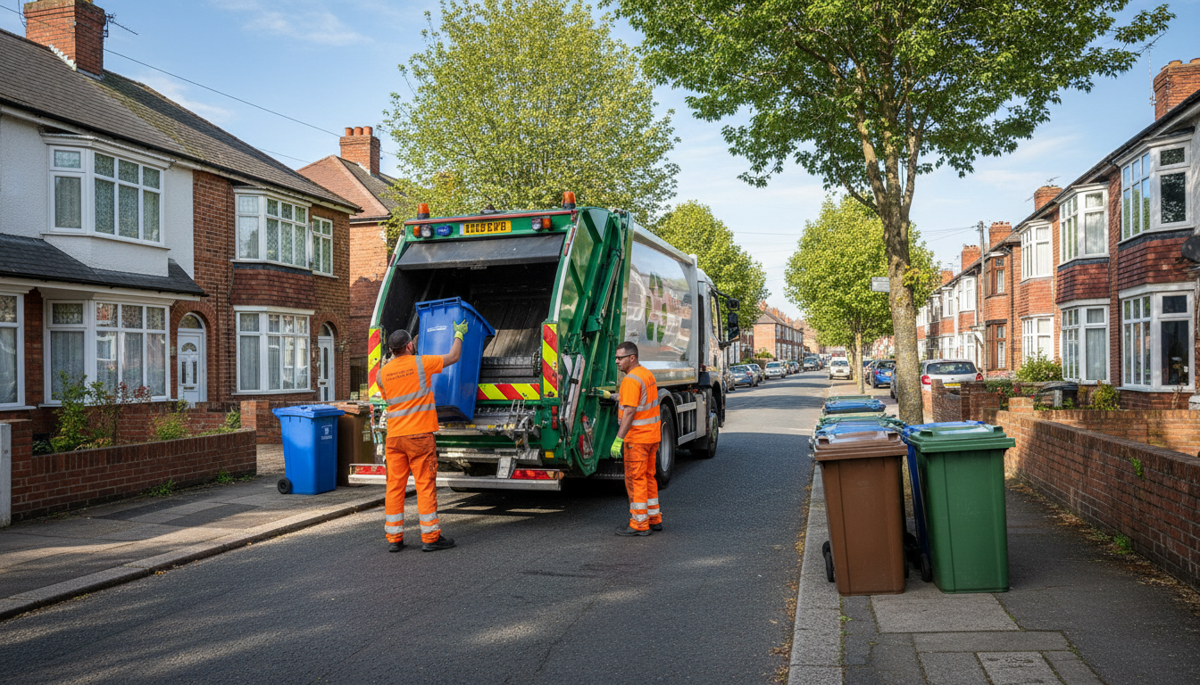 Professional Waste Removal team in Perry Common loading waste into van