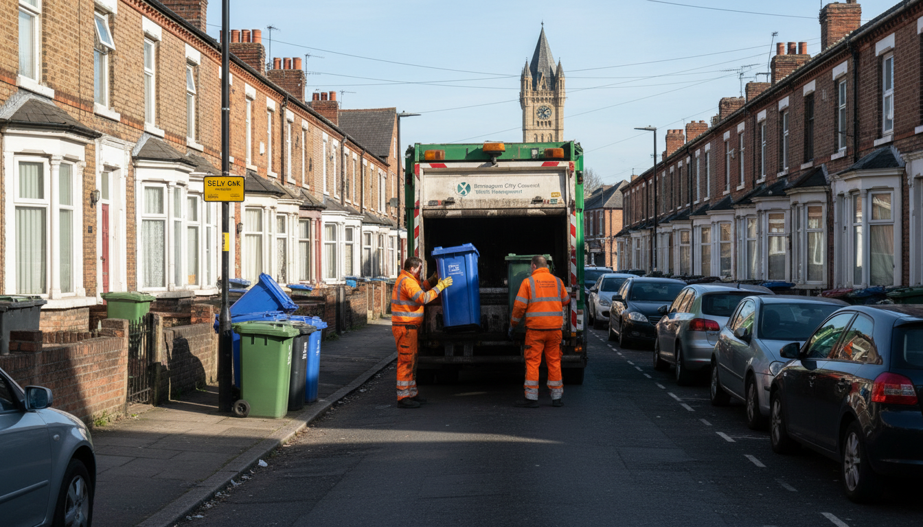 Professional Waste Removal team in Selly Oak loading waste into van