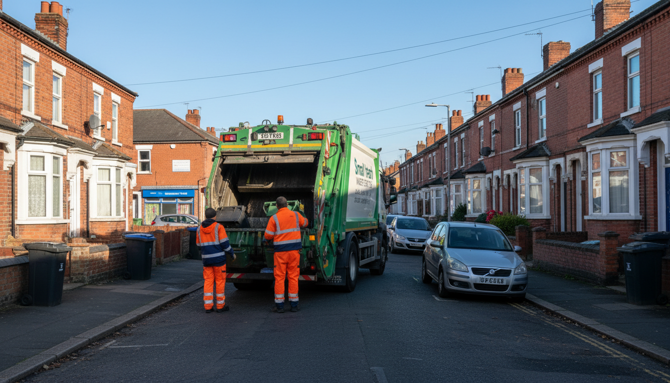 Professional Waste Removal team in Small Heath loading waste into van