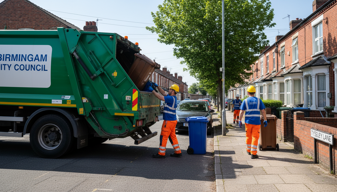 Professional Waste Removal team in Tyseley loading waste into van