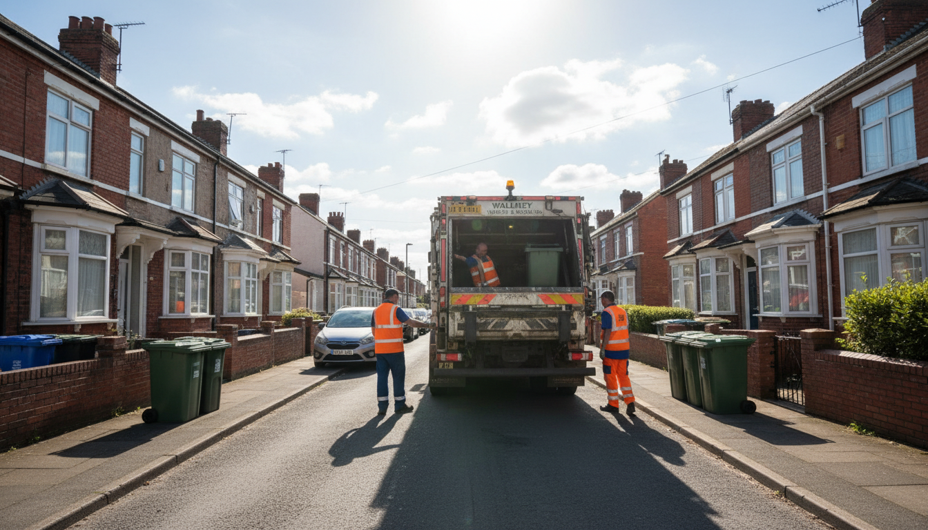 Professional Waste Removal team in Walmley loading waste into van