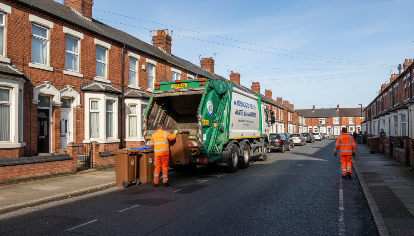 Professional Waste Removal team in Washwood Heath loading waste into van