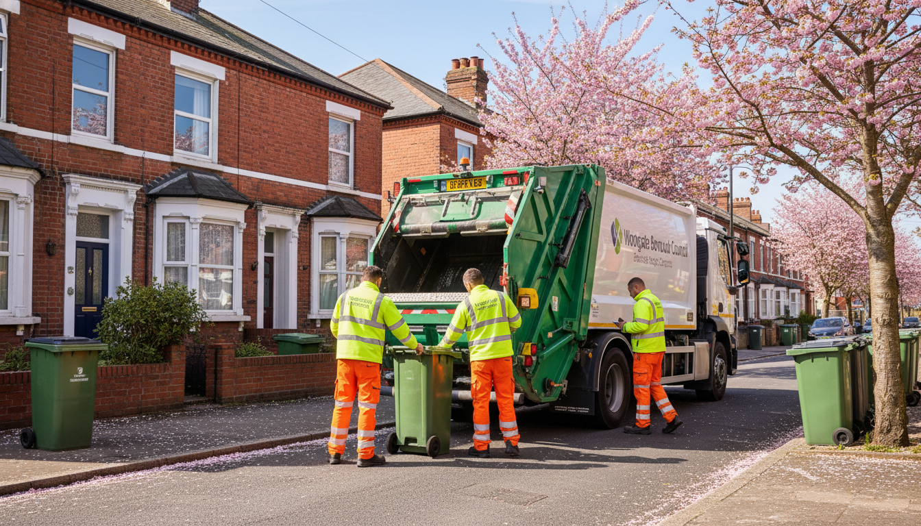 Professional Waste Removal team in Woodgate loading waste into van