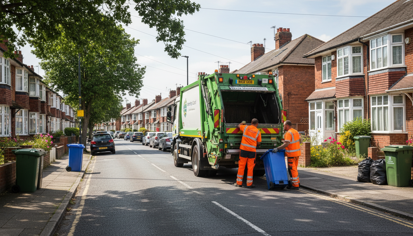 Professional Waste Removal team in Yardley Wood loading waste into van